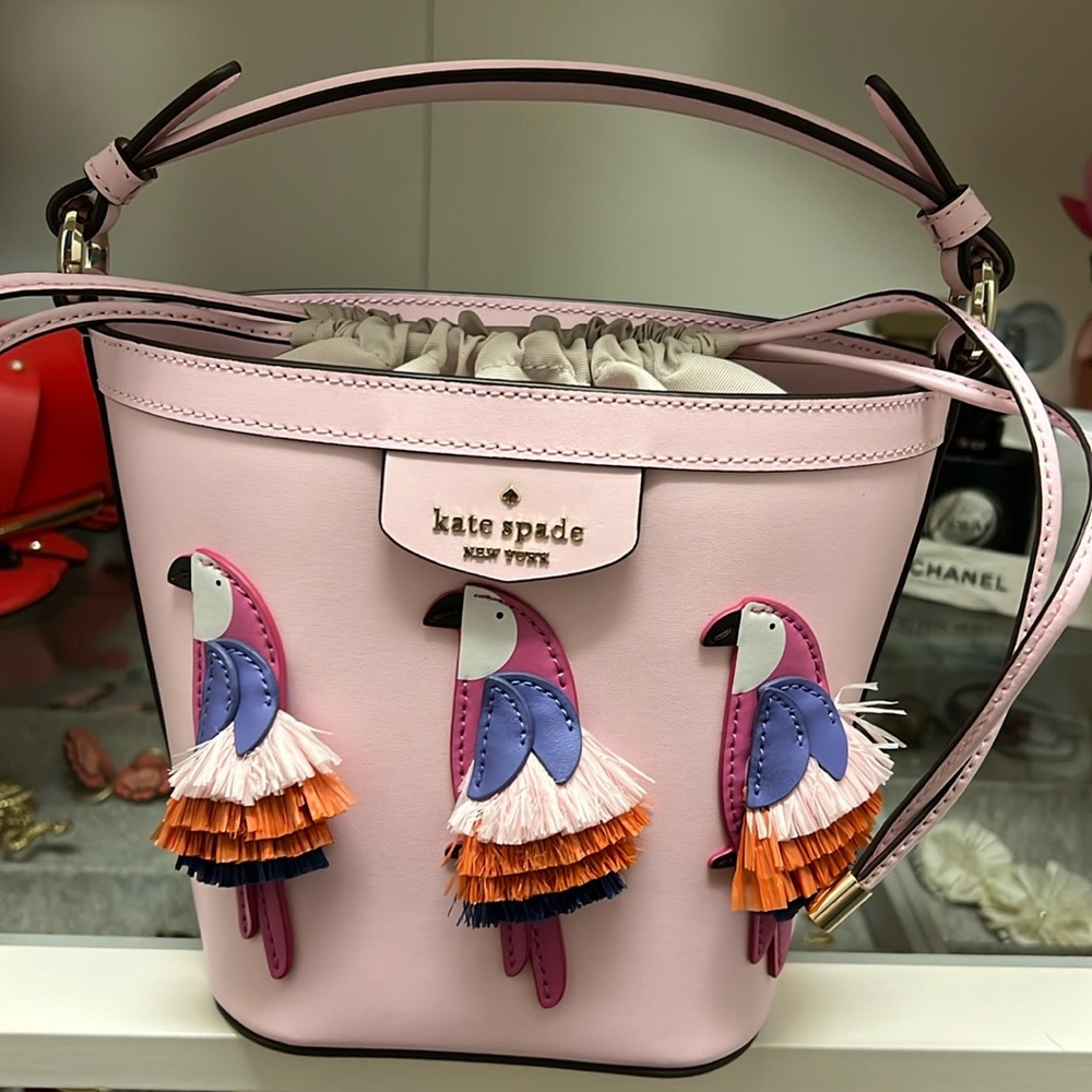 Kate Spade Flock Party Bucket Bag Pippa